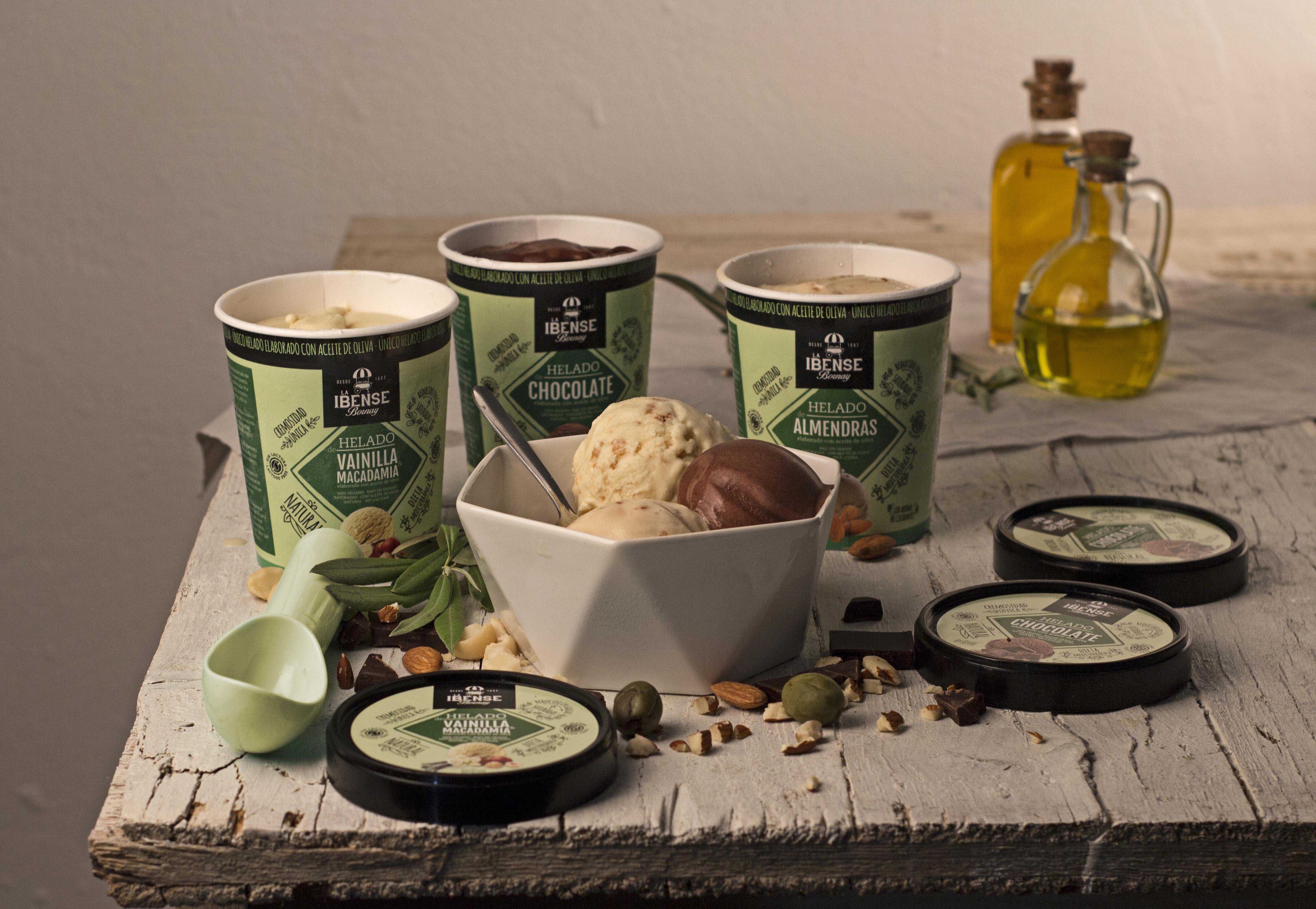 La Ibense Bornay crea el 1º helado elaborado sobre aceite de oliva 🍦